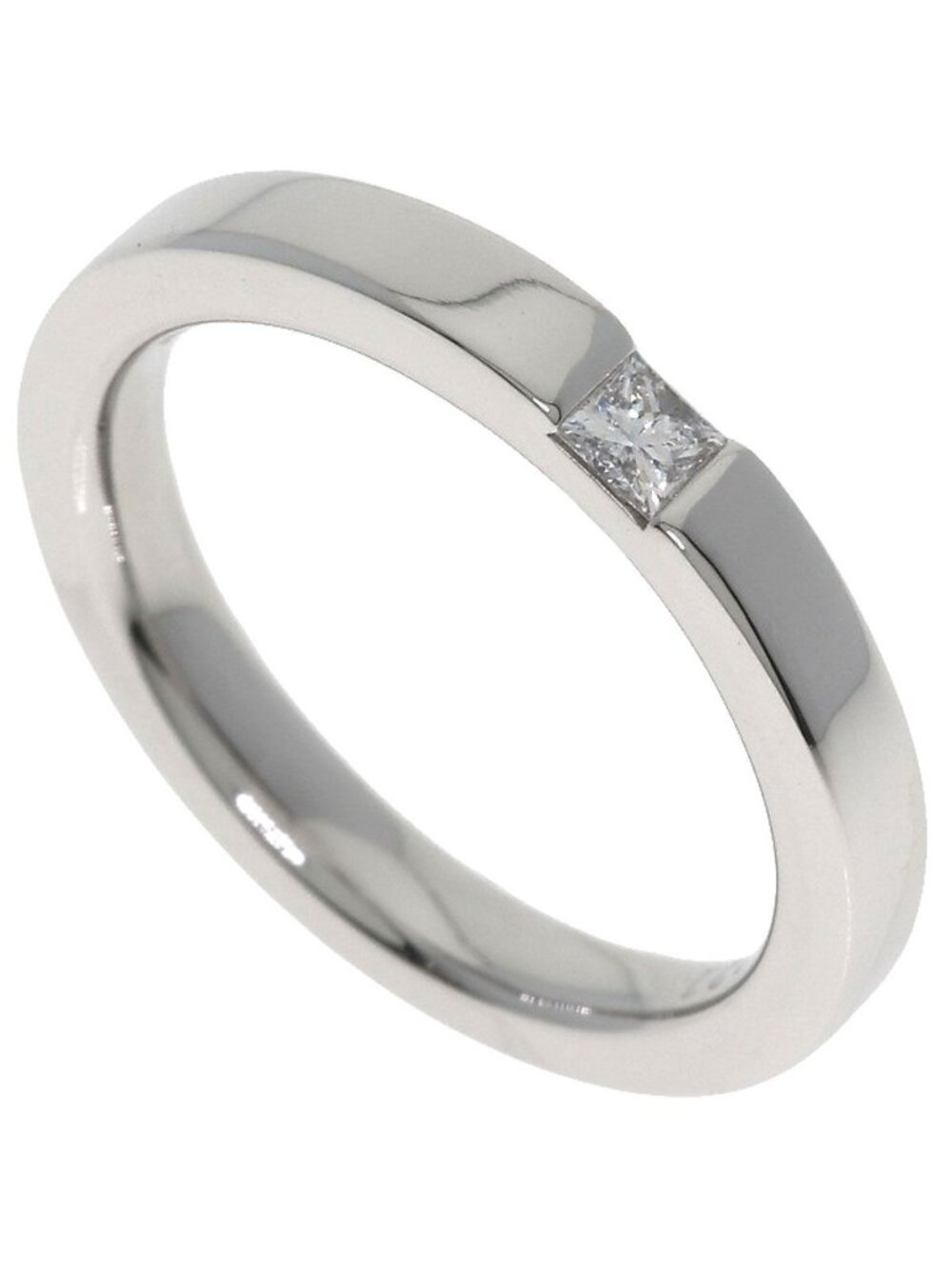 Harry Winston Princess Cut Diamond Bandring Ring
